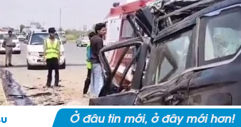 Kinh hoàng SUV vượt ẩu trên cao tốc: 5 cảnh sát tử vong, xe nát bét sau cú lật