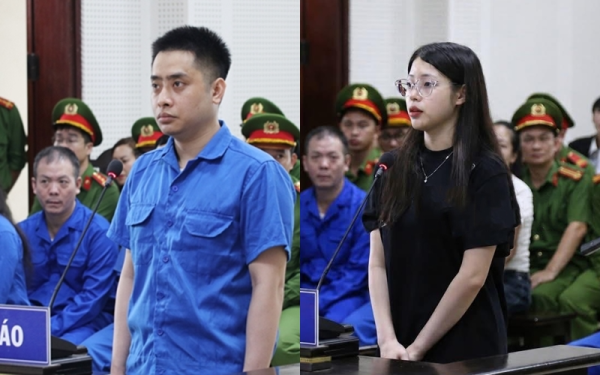 Thái độ Bùi Đình Khánh và bạn gái tại phiên tòa, 1 bị cáo xin xét xử vắng mặt