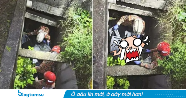 Phát hiện người đàn ông không qua khỏi dưới cống thoát nước, nghi bị ô tô tông trúng rồi bỏ chạy