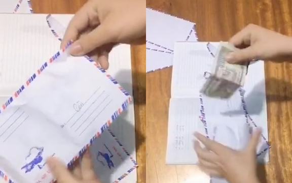 Được người yêu cũ gửi tiền mừng cưới, cô dâu "cạn lời" khi vừa mở chiếc phong bì dày cộp