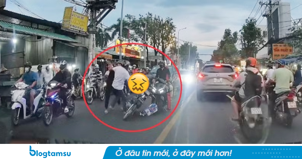 Công an vào cuộc vụ người đàn ông chở bia bị đánh tới tấp giữa đường ở TPHCM