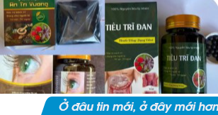 Khẩn: Danh sách các loại thuốc Đông y không rõ nguồn gốc Ai từng mua cần nhanh chóng liên hệ công an