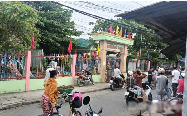 Bảo vệ trường mầm non ở Đồng Tháp tử vong giữa sân trường: Camera phát hiện điều bất thường vào lúc 00h35 phút
