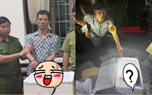 Phát hiện thanh niên chở thùng xốp bí ẩn trên xe máy, công an kiểm tra, phát hiện thứ khiến ai cũng rùng mình