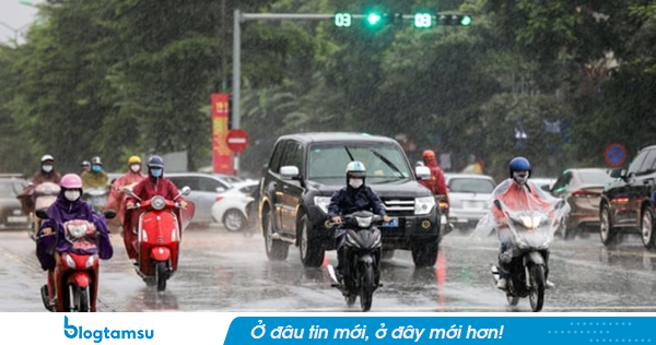 Miền Bắc sẽ có mưa to 3 ngày, chấm dứt nắng nóng