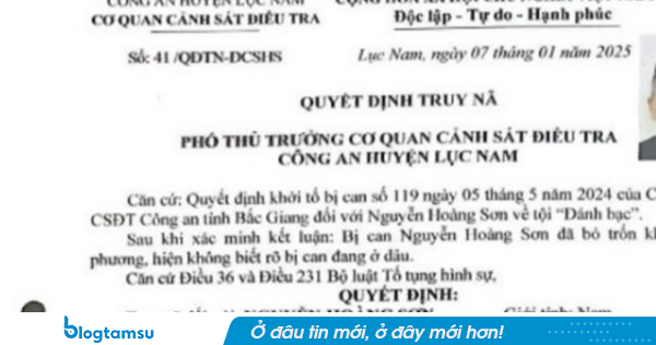 Công an truy nã Nguyễn Hoàng Sơn SN 1987: Người dân không nên truy đuổi hay bắt giữ đối tượng