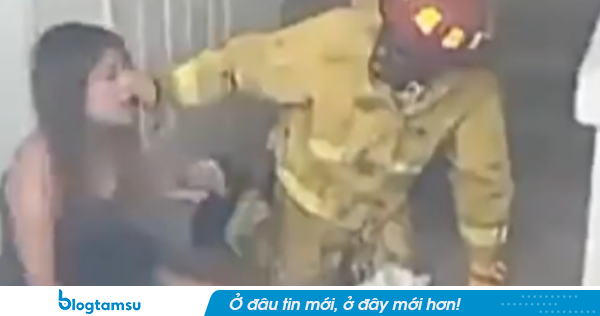 Phá cửa cứu cặp đôi mắc kẹt ở đám cháy, lính cứu hoả ngỡ ngàng bắt ghen tại trận vợ và nhân tình
