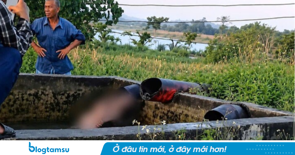 Nam sinh tử vong sau khi bị hút vào ống bơm nước