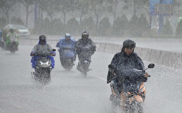 Ngày mai, nhiều tỉnh thành có mưa to đến rất to