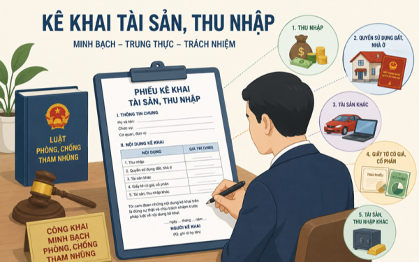Quy định mới về kê khai tài sản, thu nhập của người giữ chức vụ