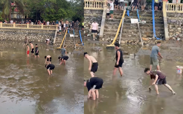 Tập bơi đánh rơi dây chuyền vàng, đôi vợ chồng tát cạn giếng làng ở Hà Nội để tìm tài sản và CÁI KẾT