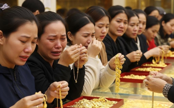 Chưa từng có trong lịch sử: Giá vàng "bốc hơi" hơn 11 triệu đồng/lượng sau một đêm