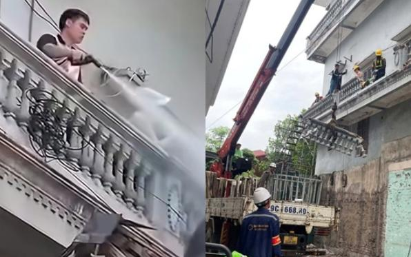 Cái kết cuối vụ xịt nước vào thợ xây nhà hàng xóm ở Hà Nội, 2 gia đình thống nhất gì?