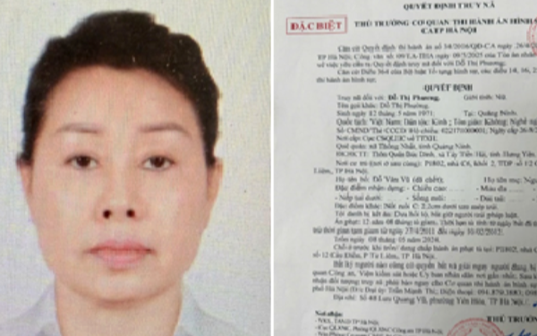 Truy nã đặc biệt người phụ nữ liên quan tới vụ án Phương 