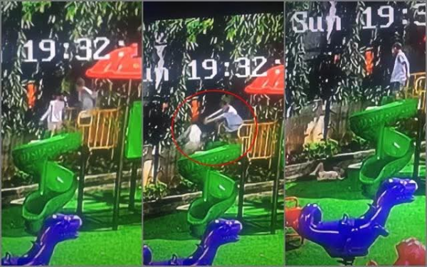 Thái độ KHÓ TIN của gia đình bé tự kỷ đẩy ngã bé gái ở sân chơi chung cư