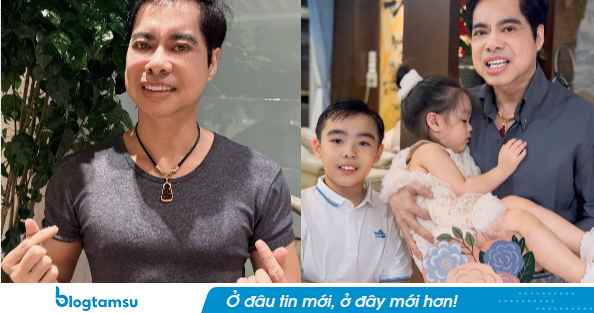 Danh ca Ngọc Sơn công khai khoe con trai, con gái kháu khỉnh