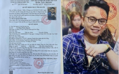 Công an khẩn trương truy tìm đối tượng Lê Đăng Phước Nguyên: Danh tính người cung cấp sẽ được bảo mật