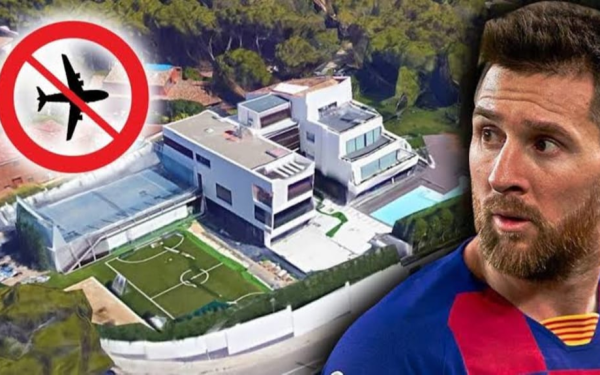 Vì sao máy bay không được bay qua nóc nhà của Messi?