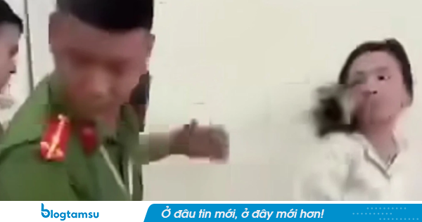 Thông tin mới nhất vụ người phụ nữ áo trắng ra tay với chiến sĩ công an