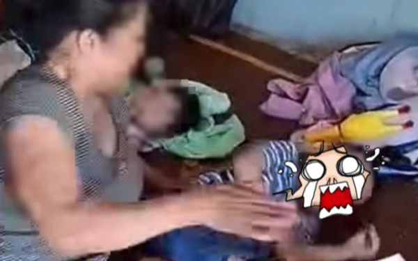 Chính quyền vào cuộc xác minh video bà nội hành hung cháu trai thô bạo