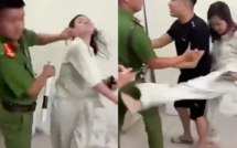 Nhân thân đặc biệt của người phụ nữ có hành động không đúng mực với công an ở Thái Nguyên