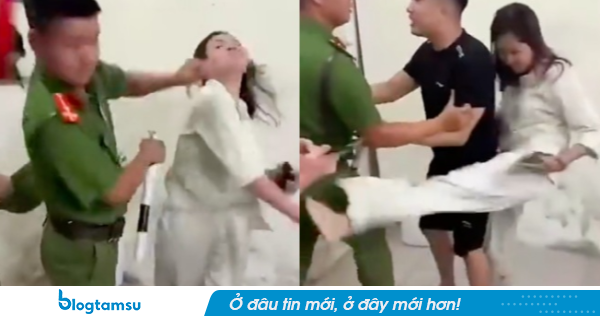 Nhân thân đặc biệt của người phụ nữ có hành động không đúng mực với công an ở Thái Nguyên