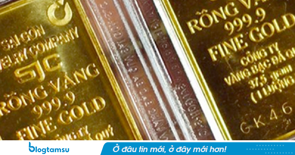 Giá vàng SJC, vàng nhẫn trơn ngày 22/6 mới nhất