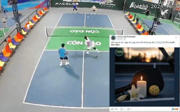Vụ người đàn ông gục xuống, tuv0ng khi chơi pickleball ở TP.HCM: Thông báo từ sân đấu khiến nhiều người nghẹn lòng