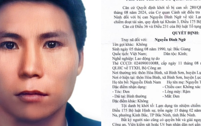 Truy nã "đặc biệt nguy hiểm" Nguyễn Đình Ngữ SN 1990: Người dân không nên truy đuổi hay bắt giữ đối tượng