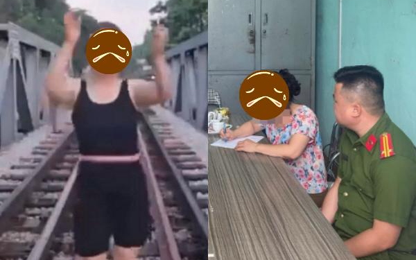 Cái kết cho người phụ nữ vô tư tập thể dục trên đường ray tàu hỏa
