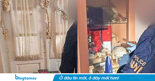 Cảnh sát công bố hình ảnh rùng mình bên trong căn hộ chứa đầy bộ phận người của một nam hộ lý bệnh viện