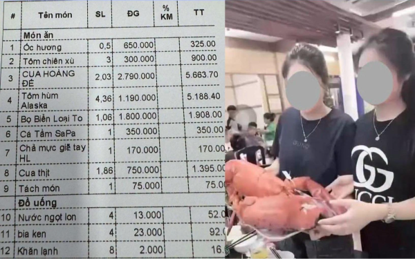 Vụ hẹn bạn gái quen qua mạng đi ăn cua hoàng đế: Một phụ nữ dự bữa tối liên hệ chủ quán