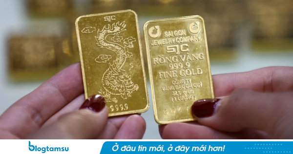 Giá vàng miếng tăng mạnh hơn 1 triệu đồng/lượng, nới rộng chênh lệch với thế giới