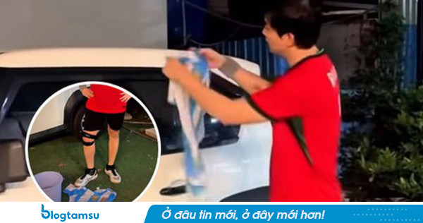 Cái kết đắng dành cho ca sĩ Tim sau khi lấy áo của tuyển Argentina lau xe