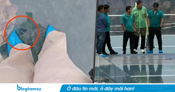 Tiếng rạn dưới chân ở độ cao 336 mét, du khách hoảng loạn sơ tán