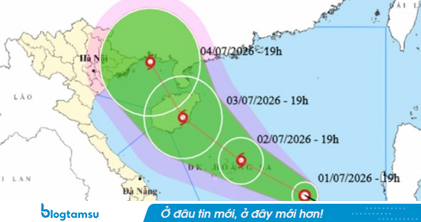 Thông tin KHẨN CẤP về áp thấp nhiệt đới sắp mạnh thành bão số 1