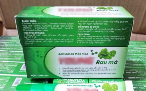 Thu hồi toàn quốc kem bôi da thảo mộc nổi tiếng chiết xuất từ RAU MÁ