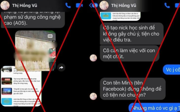 Bộ Công an cảnh báo về tin nhắn của “Đại úy Trần Thu Hường, sinh năm 1989