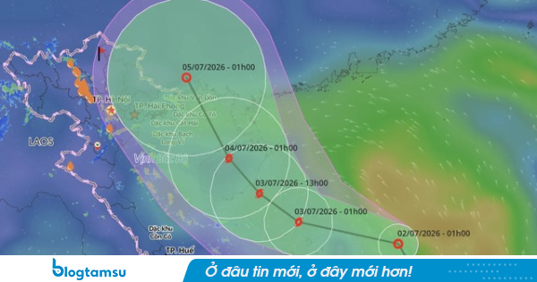 Áp thấp nhiệt đới đang di chuyển nhanh hơn, rủi ro thiên tai cấp độ 3