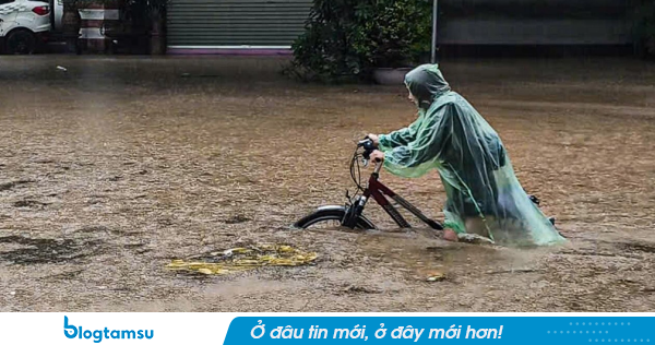 Áp thấp nhiệt đới mạnh lên thành bão số 1 trên Biển Đông gây mưa rất lớn, gió giật mạnh trên đất liền