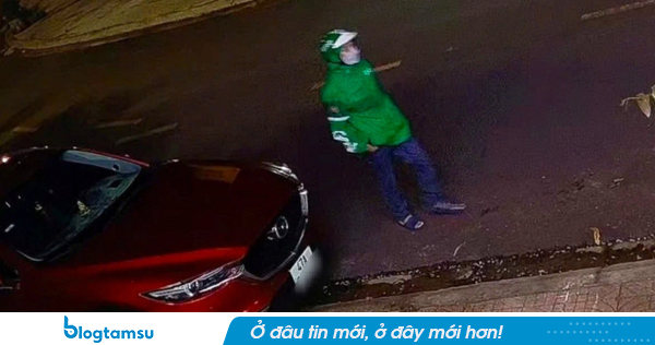 Camera người đàn ông bị bắn tử vong, phát hiện đối tượng mặc áo Grab rời khỏi hiện trường với biểu hiện gây đáng chú ý