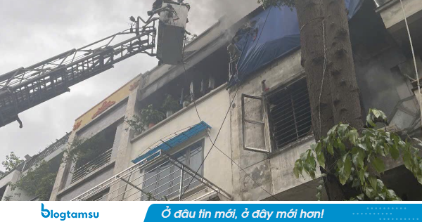 Cháy biệt thự ở Hà Nội: Người đàn ông bỏng toàn thân lao ra ngoài cầu cứu
