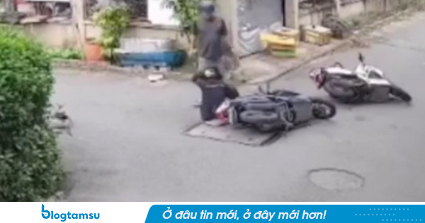 Công an vào cuộc vụ người đàn ông đạp vào đầu cô gái sau va chạm giao thông