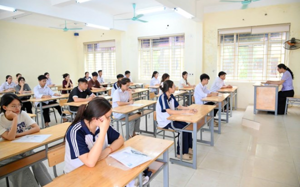 Sở Giáo dục và Đào tạo thông tin về bài thi được giám thị nhắc đáp án