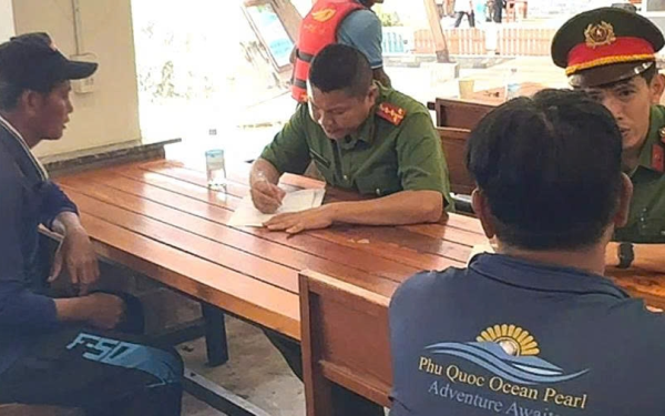 Khởi tố vụ án, tạm giữ hình sự thuyền trưởng vụ lật ca nô ở Phú Quốc