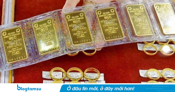 Giá vàng đồng loạt lao dốc, vàng nhẫn 
