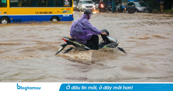 Miền Bắc đối mặt đợt mưa lớn mới, nhiều nơi nguy cơ thời tiết cực đoan