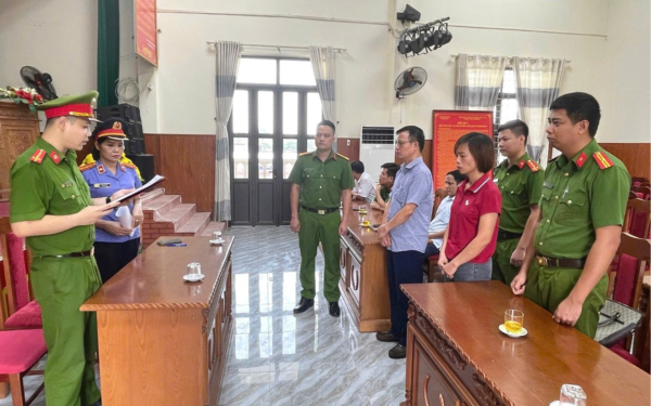 Cơ quan Công an khởi tố vụ án, khởi tố 4 bị can về hành vi “Lợi dụng chức vụ, quyền hạn trong thi hành công vụ”