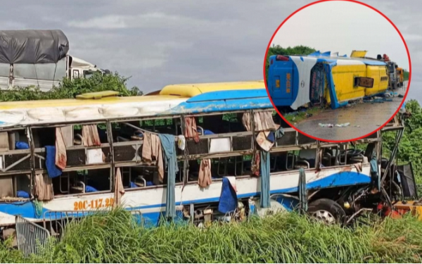 Vụ xe khách lao khỏi cao tốc khiến 4 người tử vong: Đang đi du lịch nhưng quyết định về sớm vì hàng xóm có tang