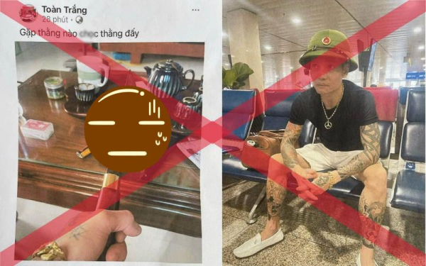 "Giang hồ mạng" đuổi chém người giữa đường, bật khóc khi gặp Công an
